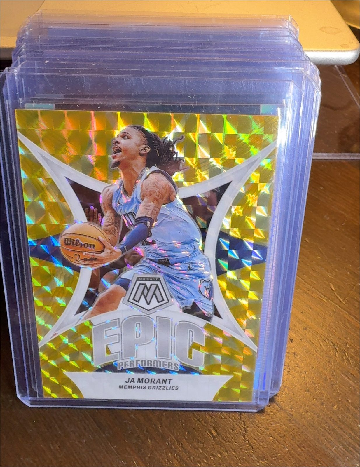 2020-21 Panini Mosaic Epic Performers #EP-8 Ja Morant — front