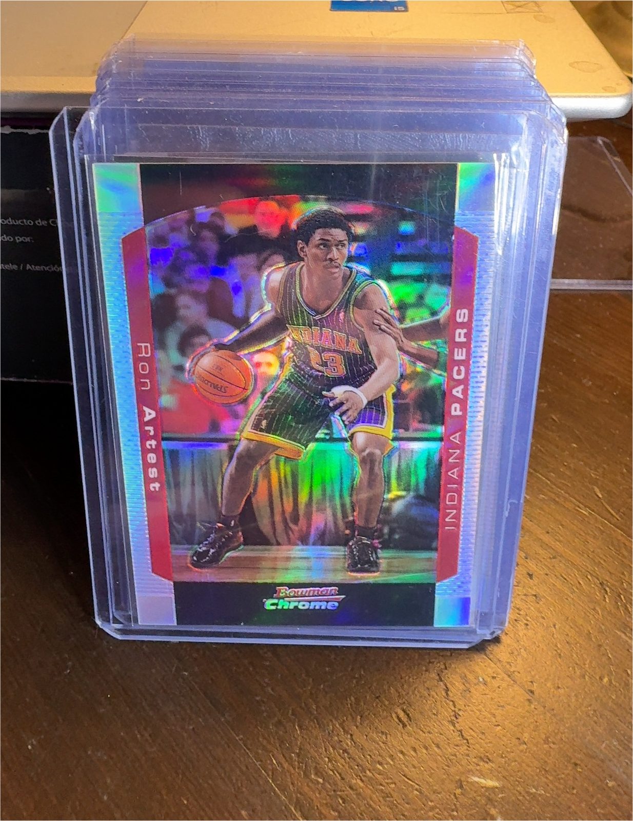 1999 Bowman Chrome #171 Ron Artest — front