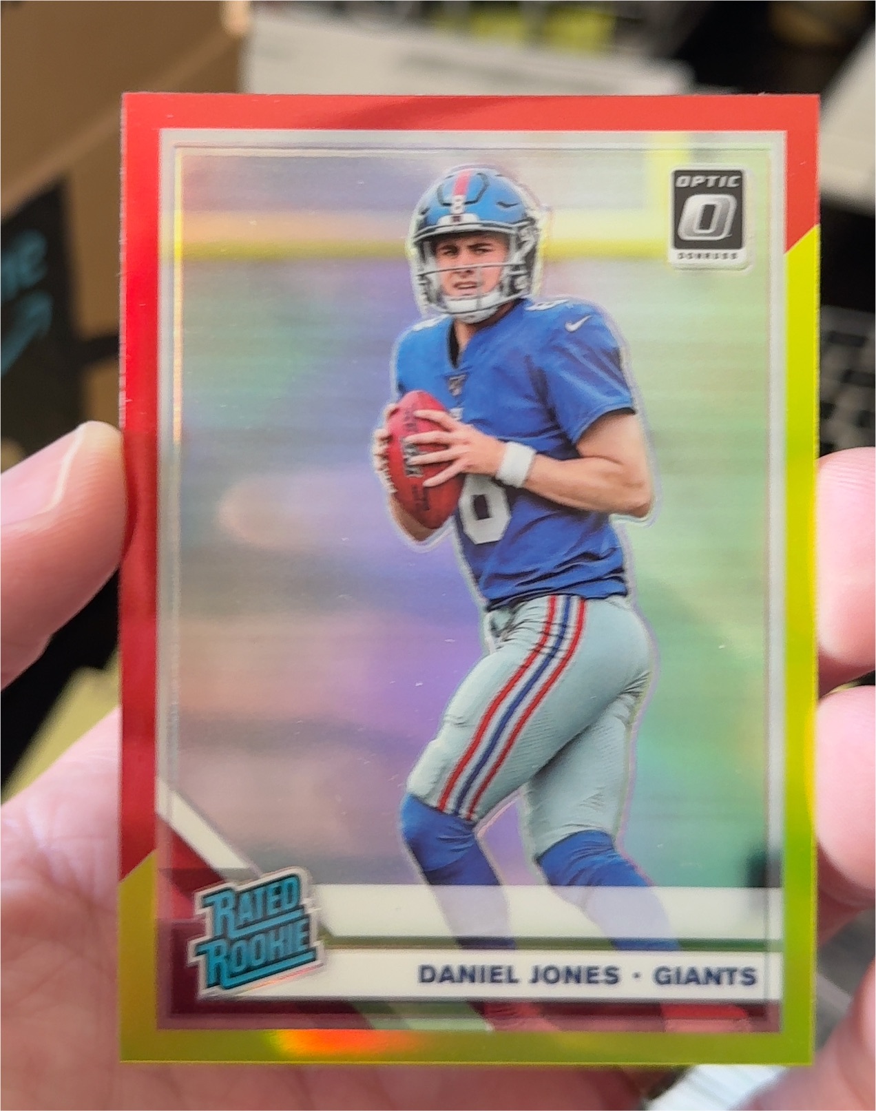 2019 Panini Donruss Optic #167 Daniel Jones — front