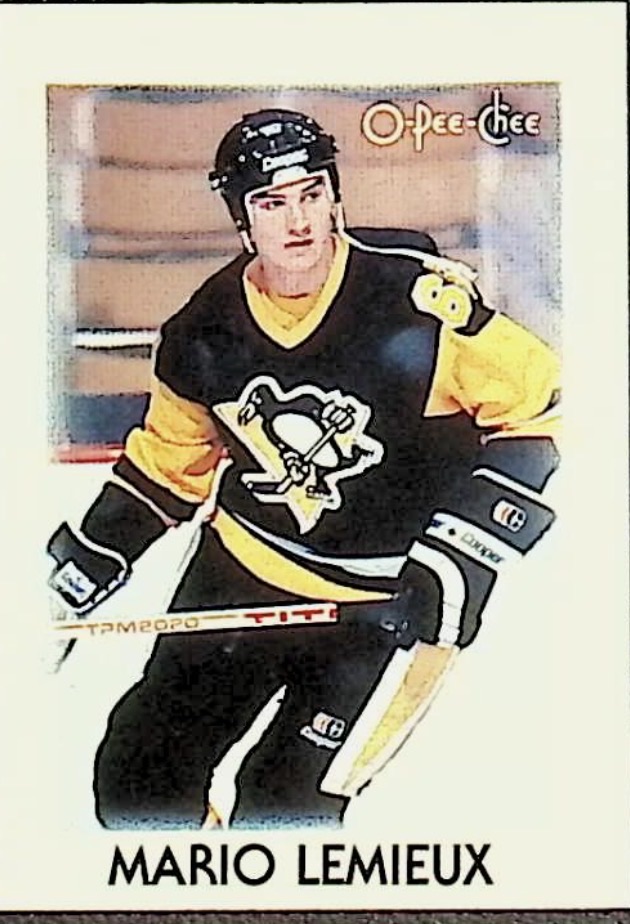 1988-89 O-Pee-Chee #43 Mario Lemieux — front