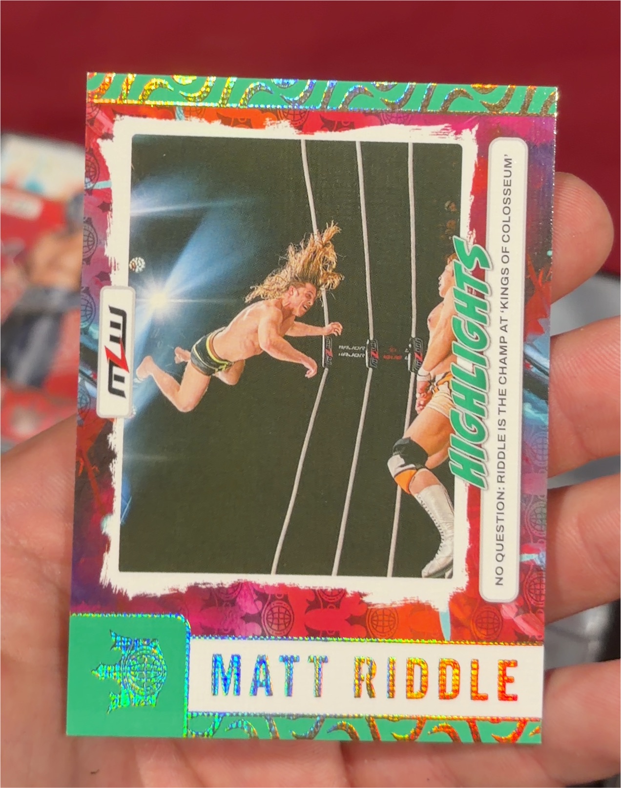 2021 Topps Slam Attax Matt Riddle — front