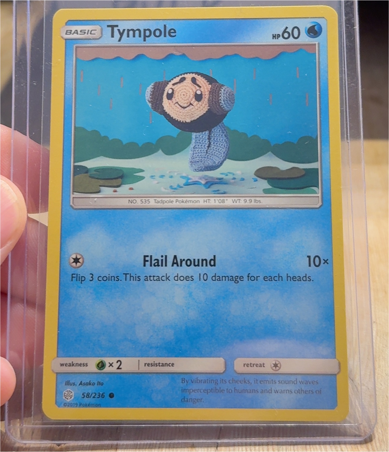 2019 Pokémon Cosmic Eclipse #58 Tympole — front