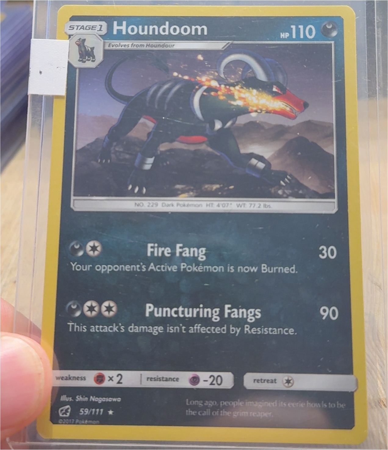 2000 Pokémon Neo Genesis #59 Houndoom — front