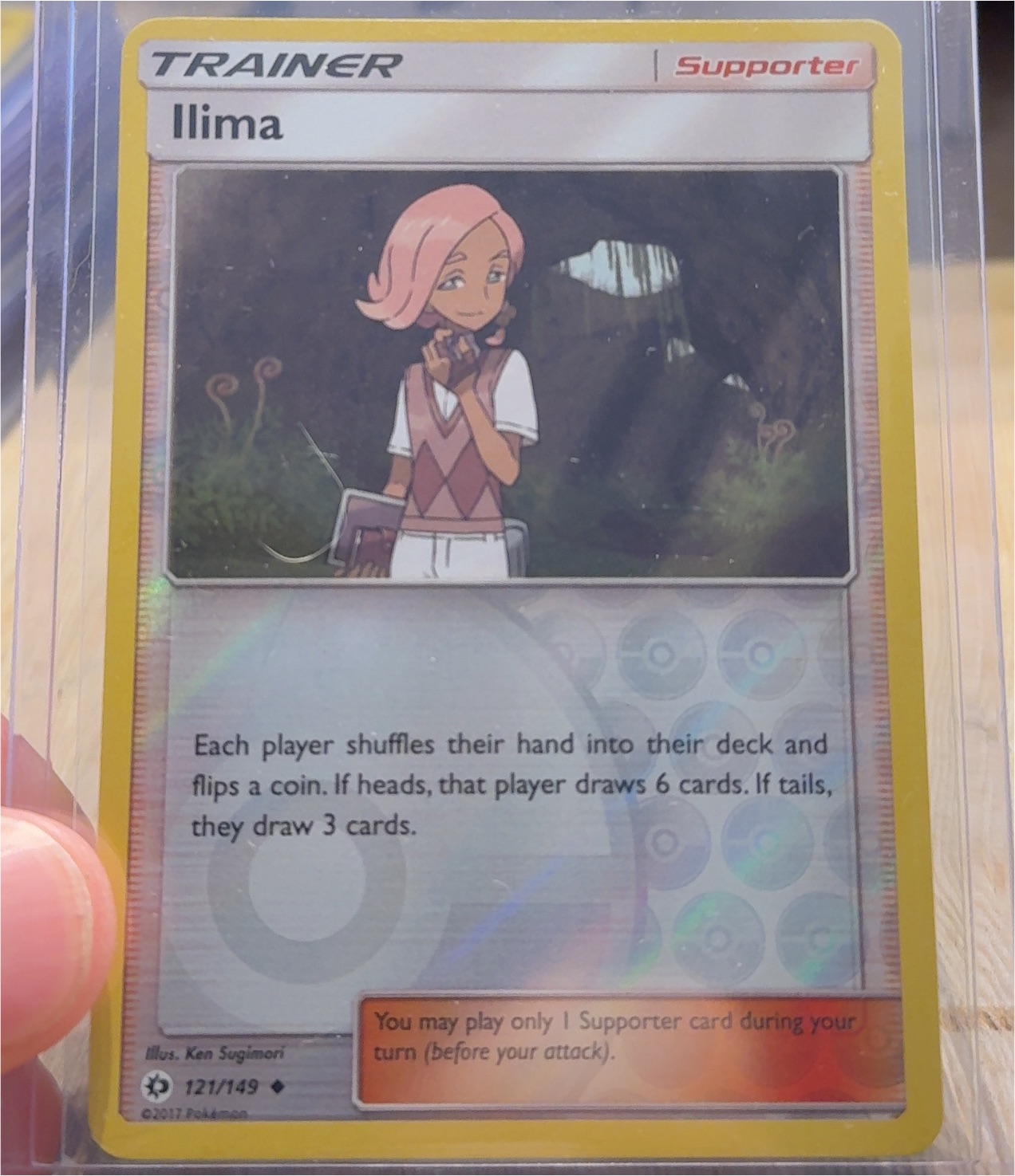 2017 Pokémon Sun & Moon #121 Ilima — front