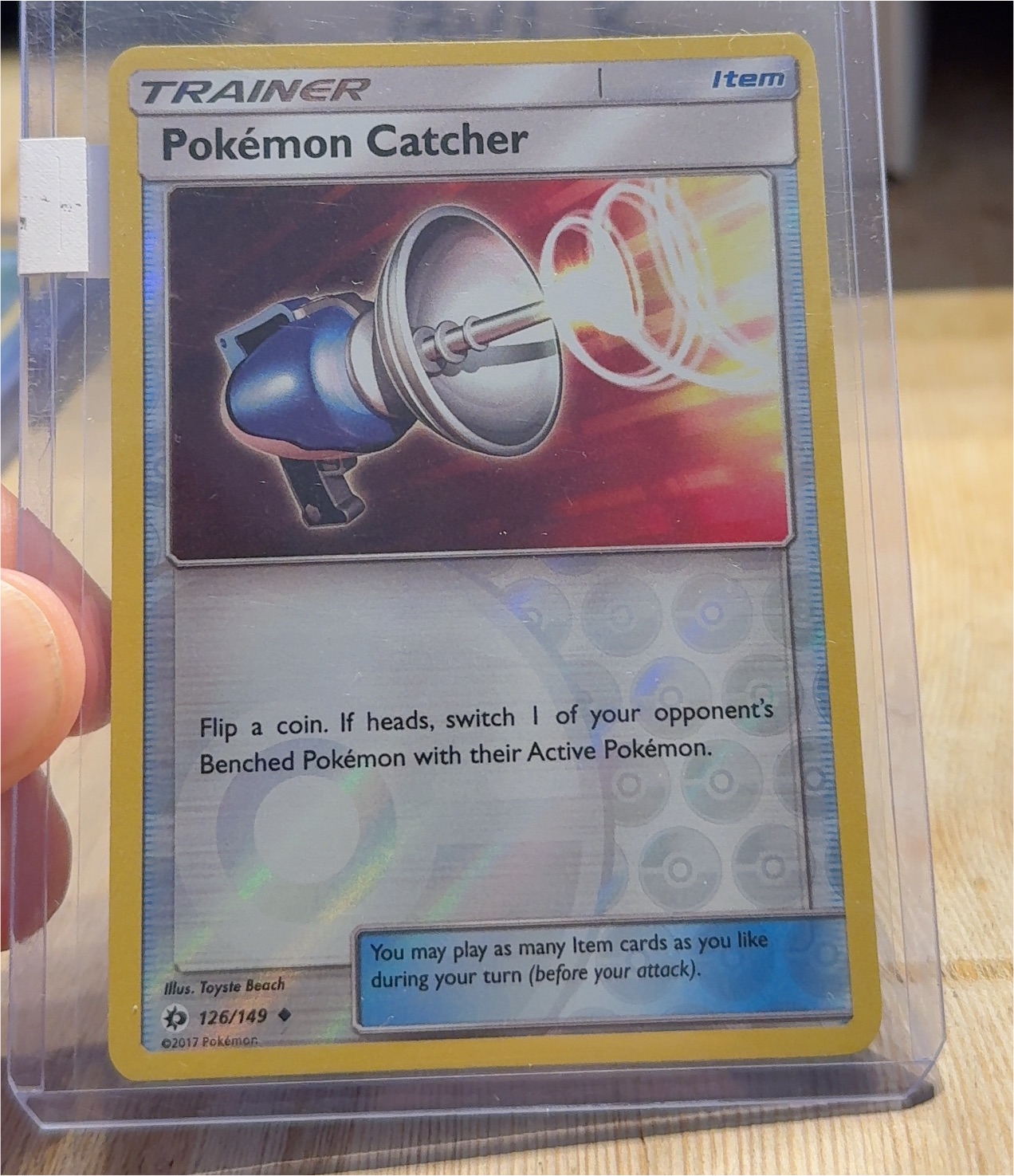 2017 Pokémon Sun & Moon #126 Pokémon Catcher — front