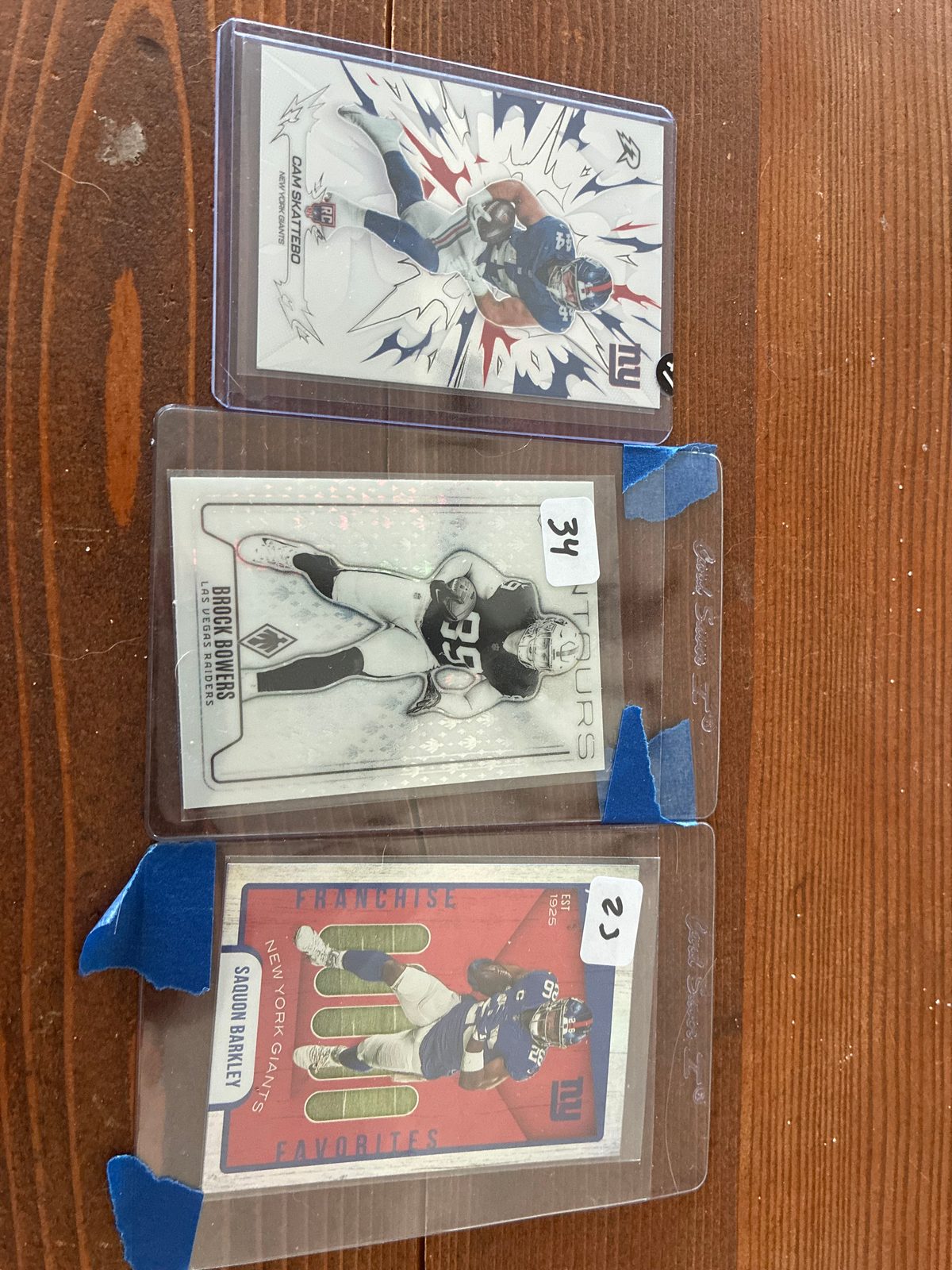 2023 Panini Prestige Franchise Favorites FF-SB Saquon Barkley — front