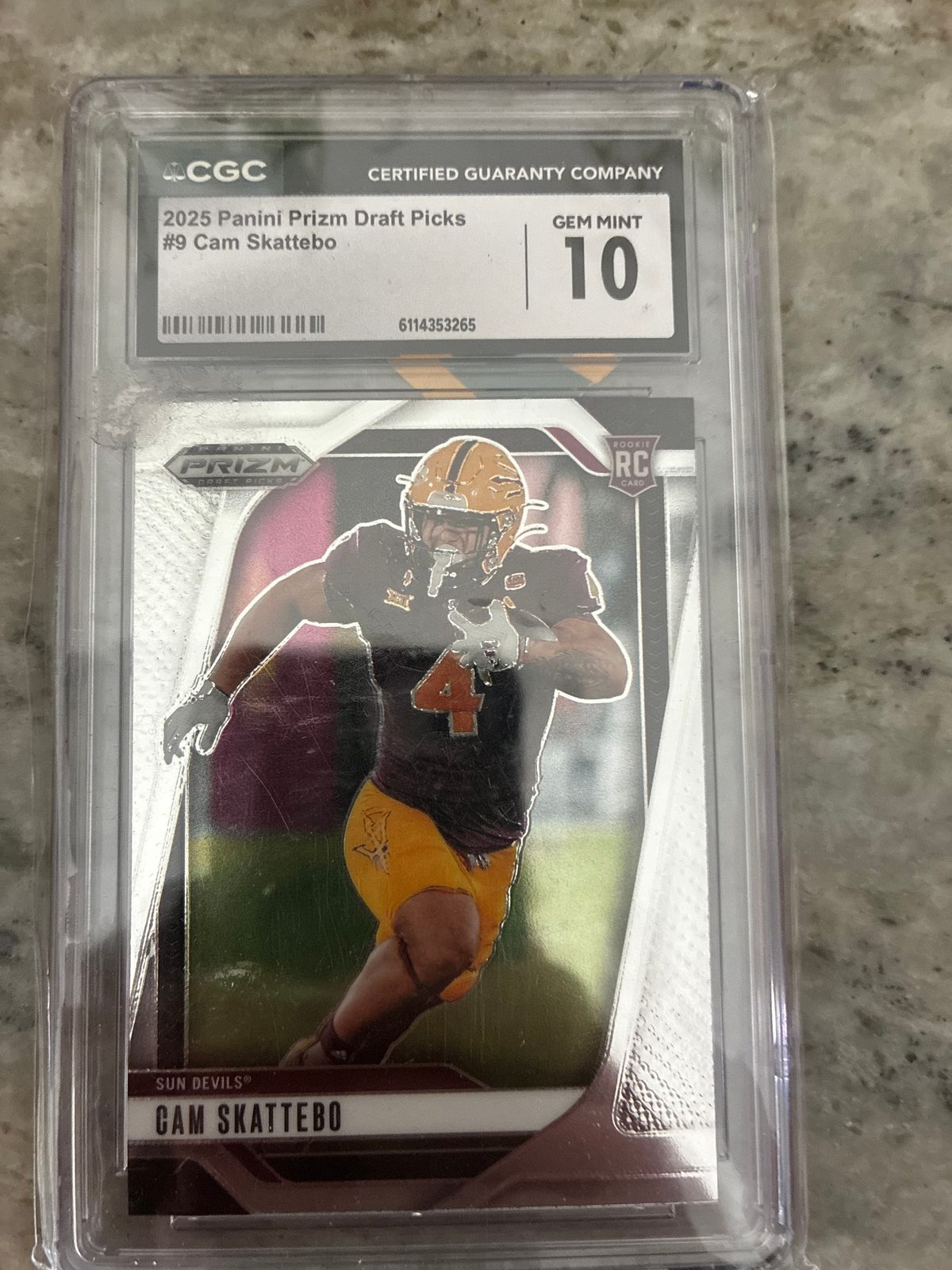 2025 Panini Prizm Draft Picks #9 Cam Skattebo — front