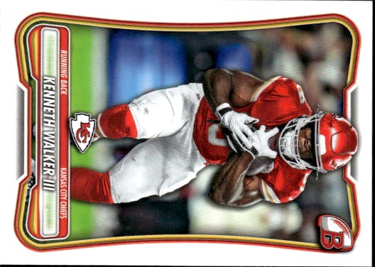 2026 Bowman Football #98 Kenneth Walker III — back