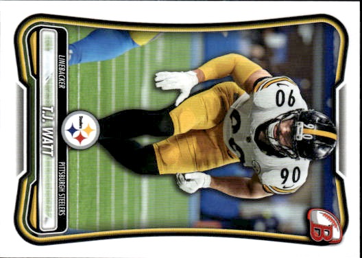 2026 Bowman #86 T.J. Watt — back