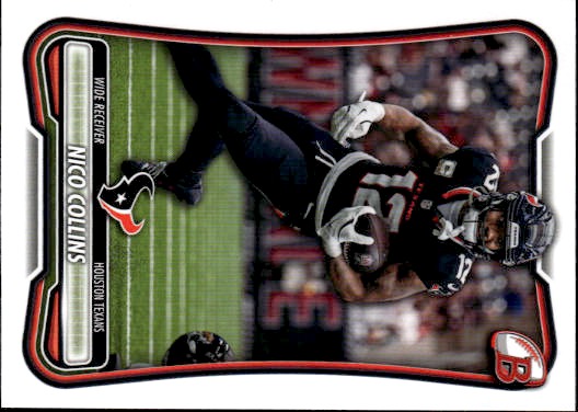 2025 Bowman Football #43 Nico Collins — back