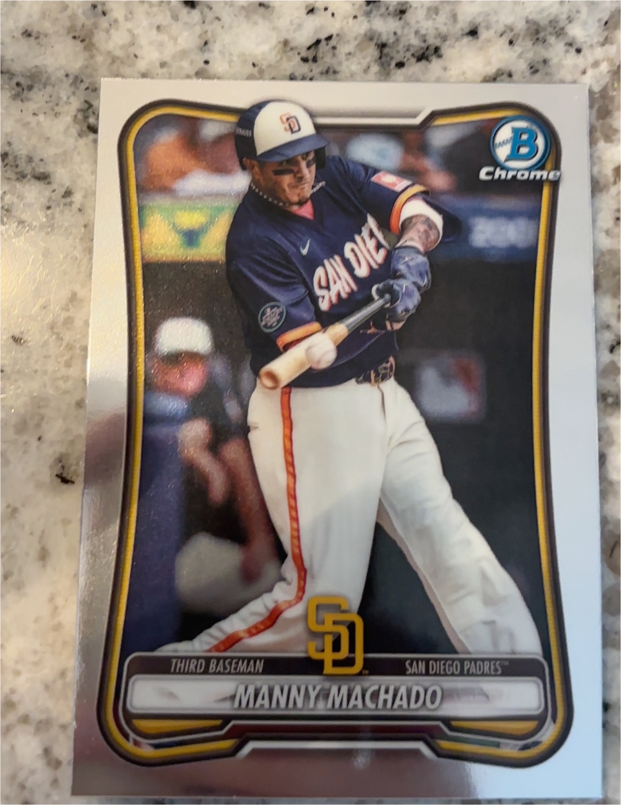 2021 Bowman Chrome #91 Manny Machado — front
