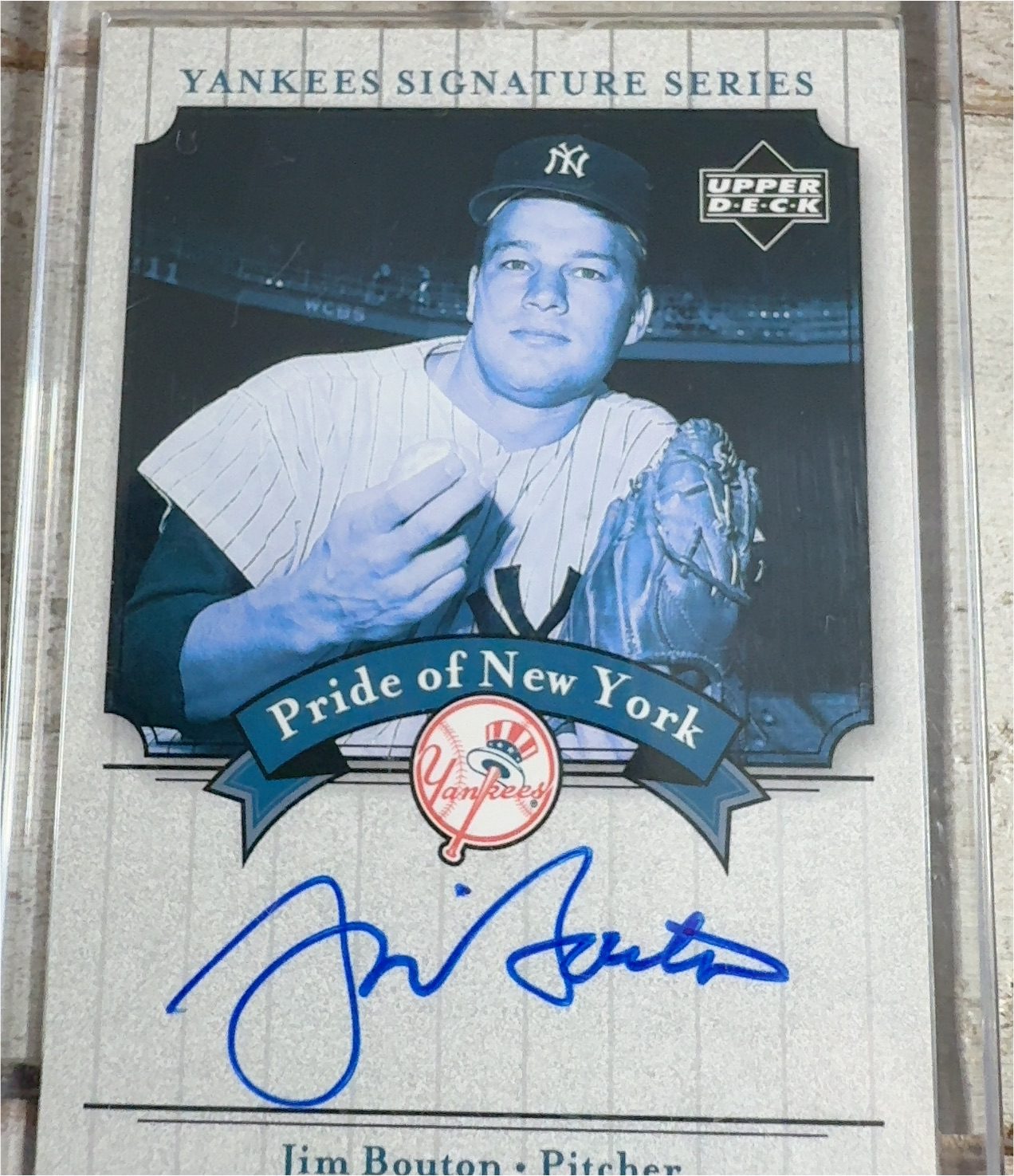 2001 Upper Deck Yankees Signature Series Jim Bouton — front