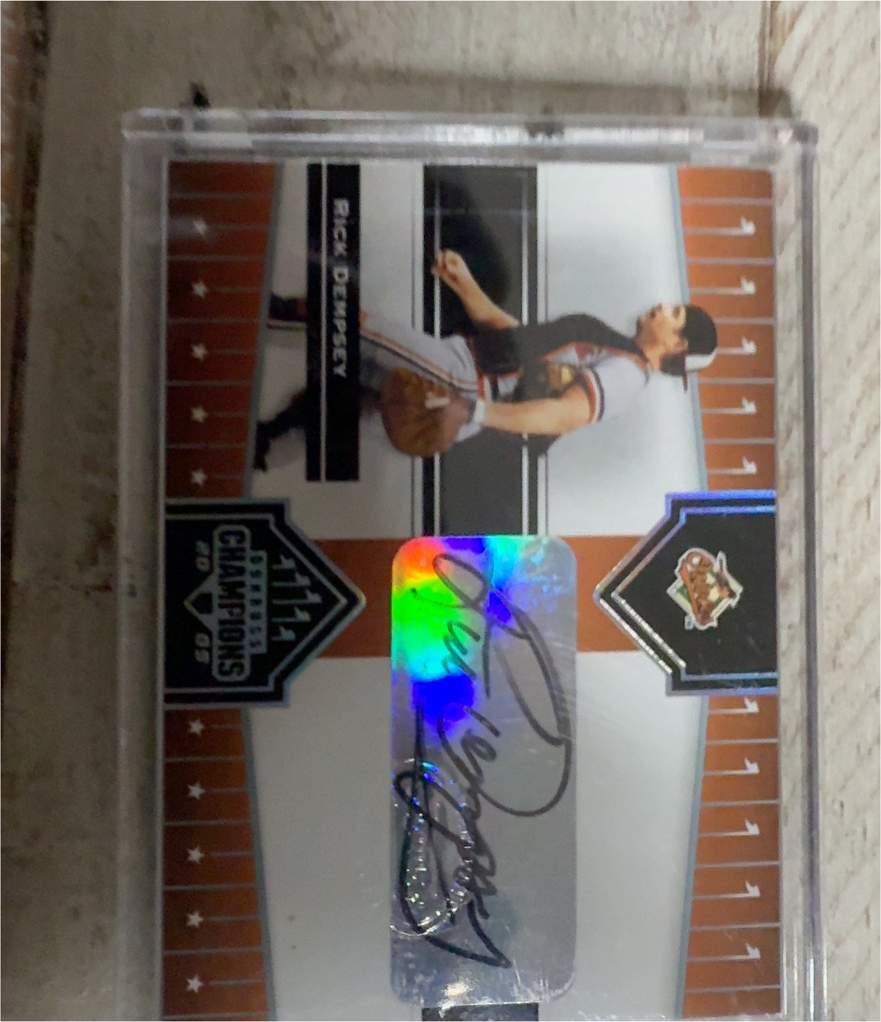 1983 Baltimore Orioles World Champions Rick Dempsey — front