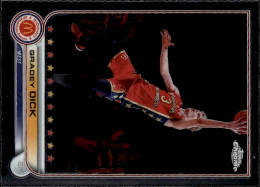 2022 Topps Chrome McDonald's All American #16 Grady Dick — front