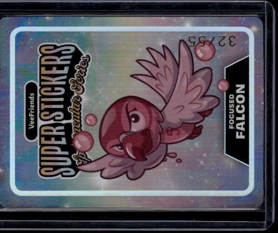 2020 WeirdFriends Super Stickers #32 Focused Falcon — front