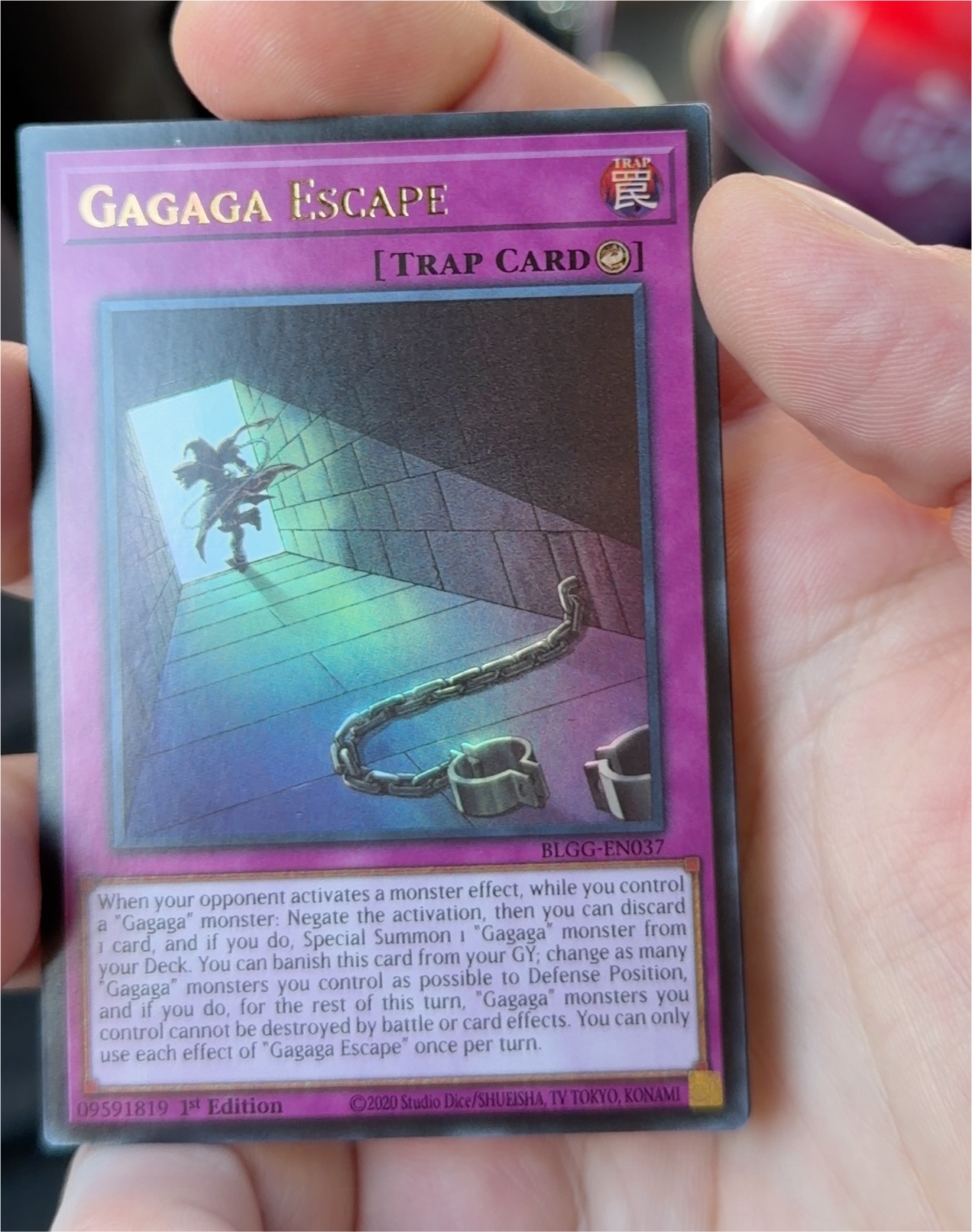 2020 Yu-Gi-Oh! #BLGG-EN037 Gagaga Escape — front