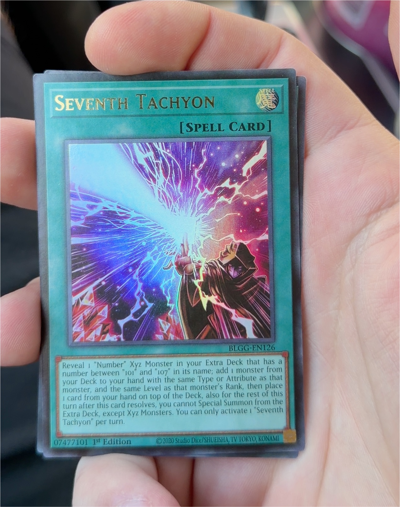 2024 Yu-Gi-Oh! BLGG-EN126 Seventh Tachyon — front