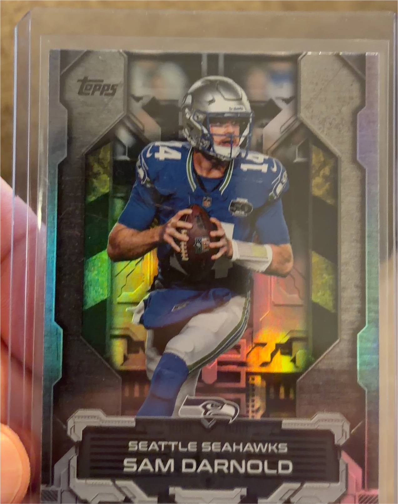 2025 Topps Football Sam Darnold — front