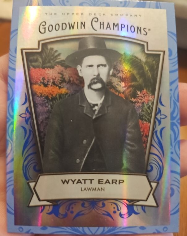 2021 Upper Deck Goodwin Champions Wyatt Earp — front