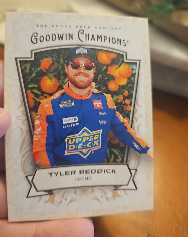 2021 Upper Deck Goodwin Champions Tyler Reddick — front