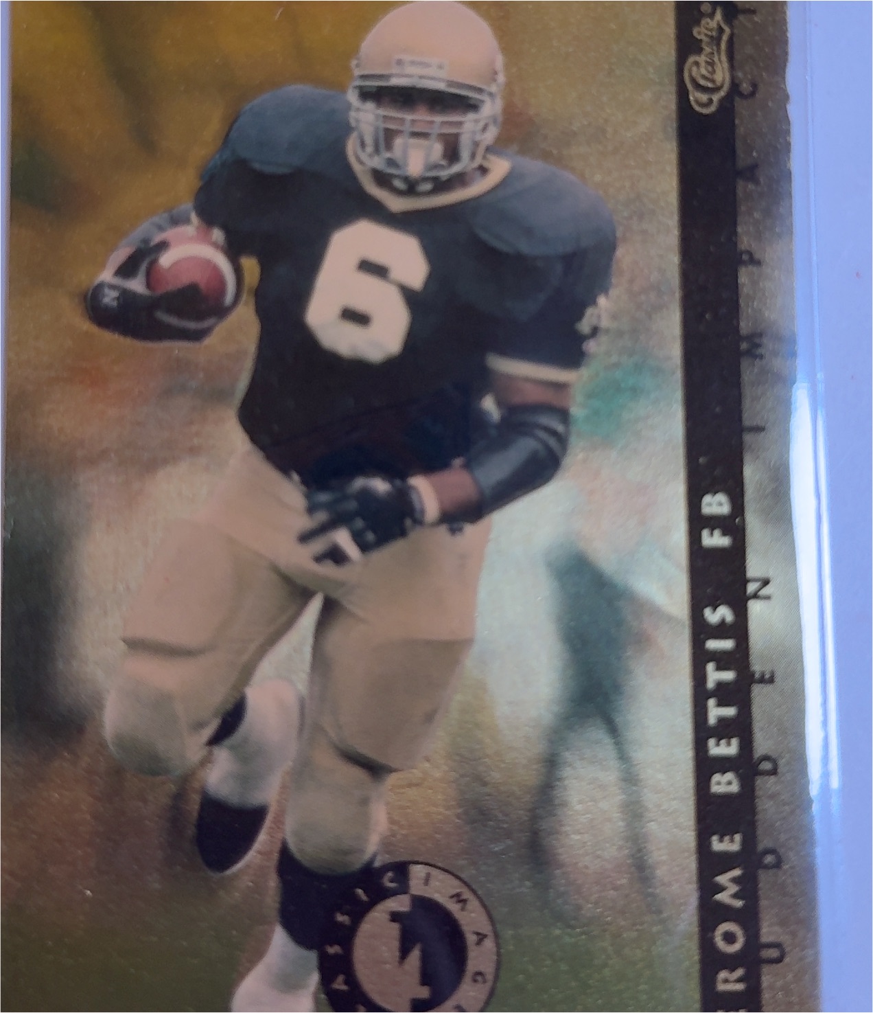 1993 Classic Four Sport #1 Jerome Bettis — front