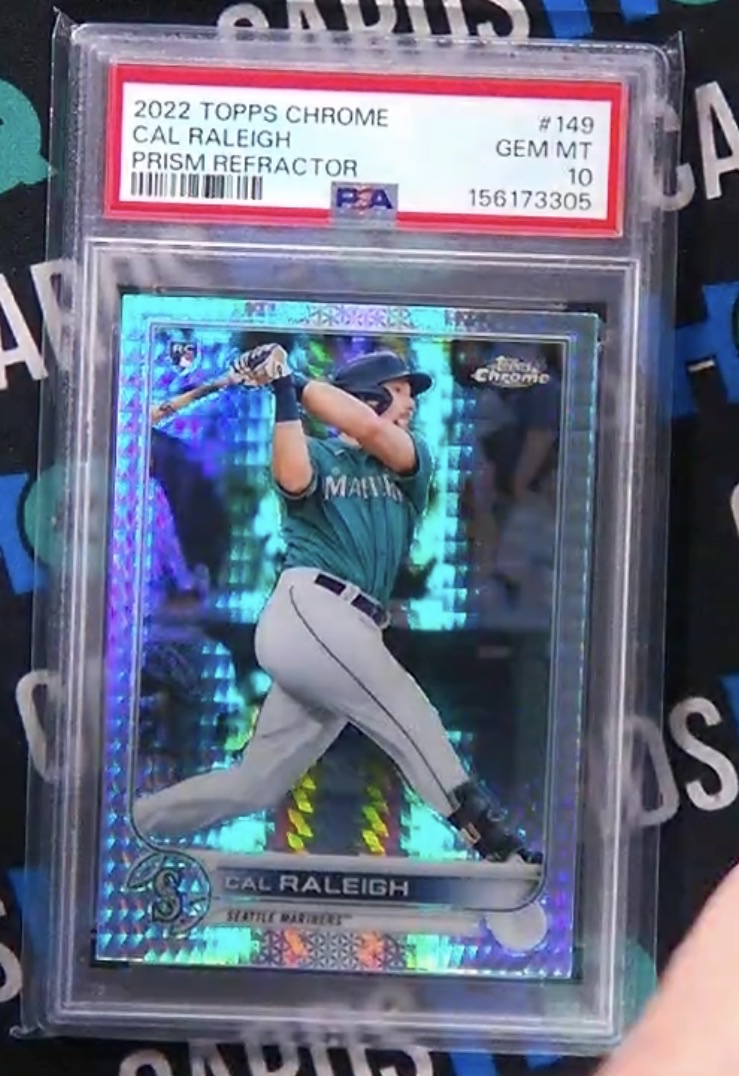 2022 Topps Chrome #149 Cal Raleigh — front