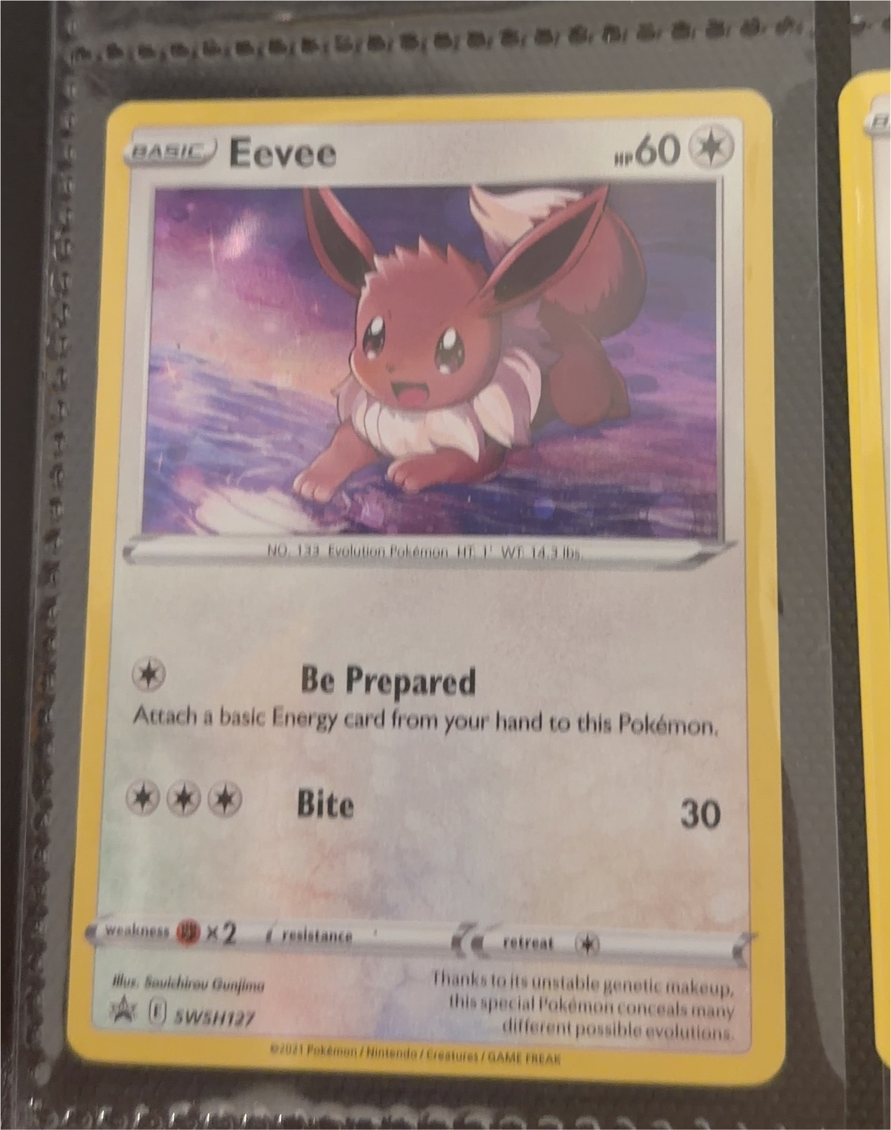 2021 Pokémon McDonald's Collection #11 Eevee — front