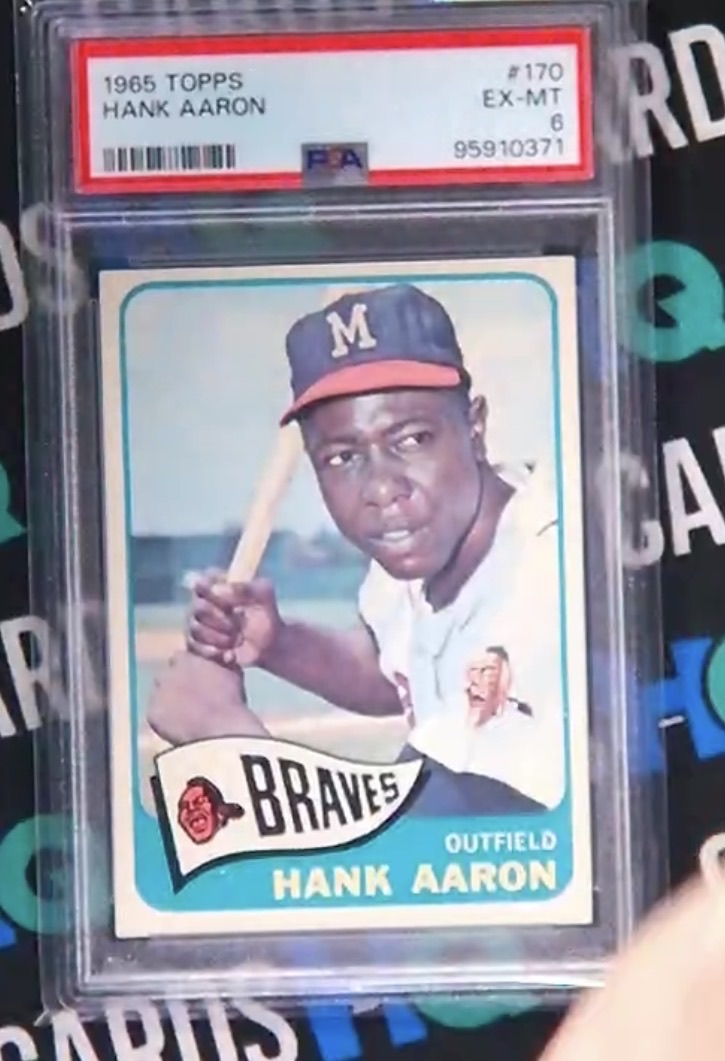 1965 Topps #170 Hank Aaron — front