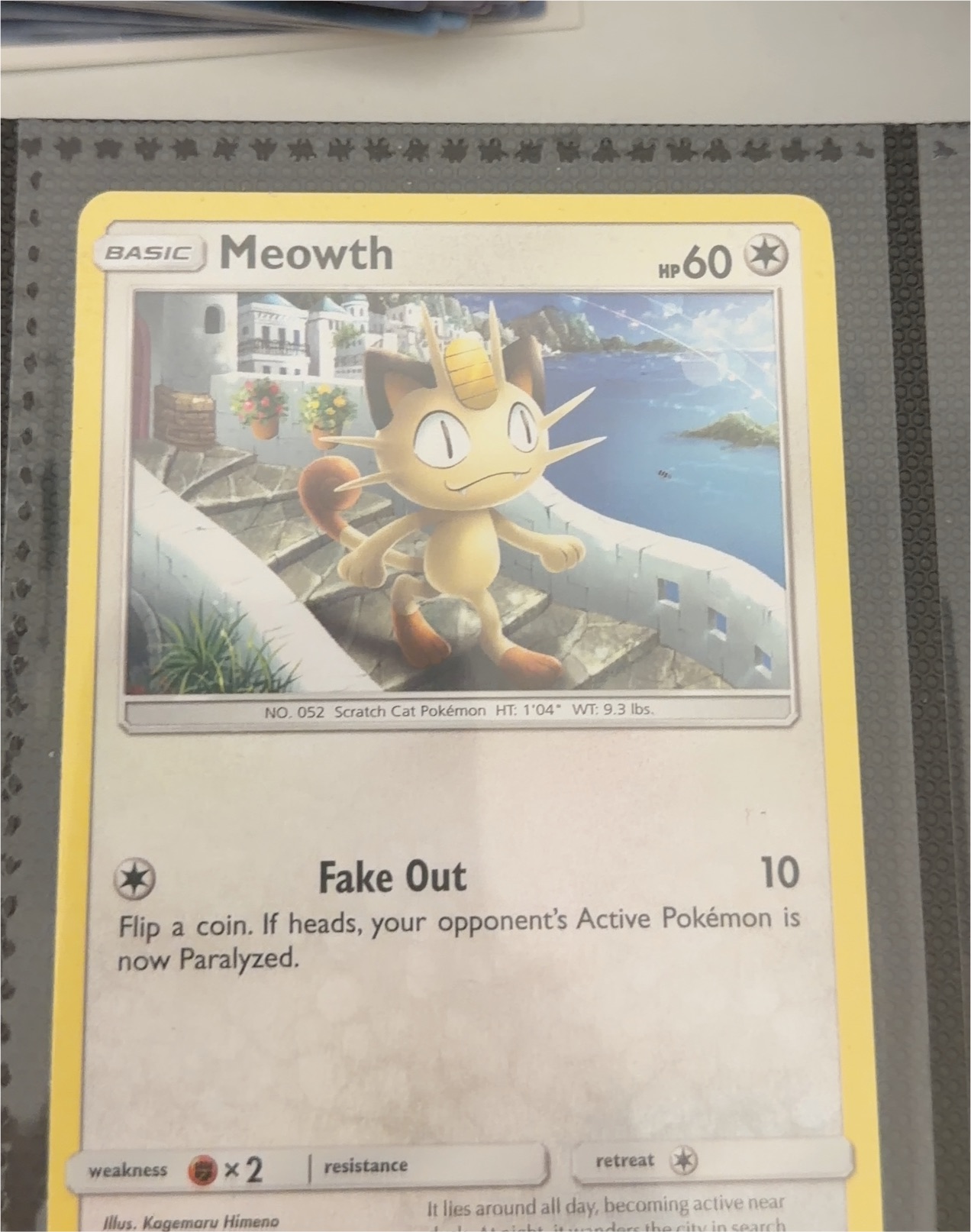 2003 Pokémon Skyridge #75 Meowth — front