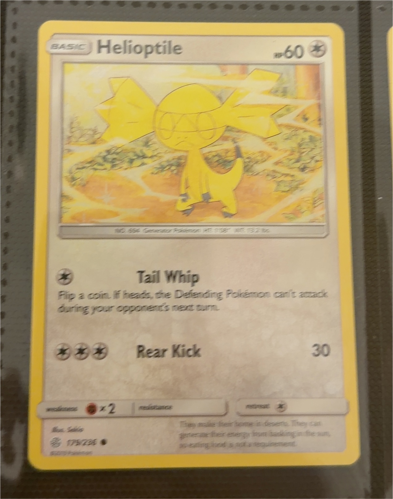 2014 Pokémon XY #79 Helioptile — front