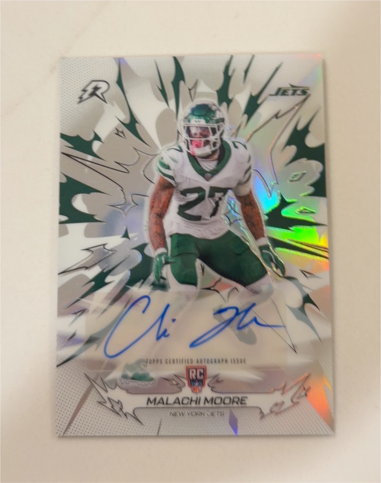 2021 Topps Malachi Moore Certified Autograph — front