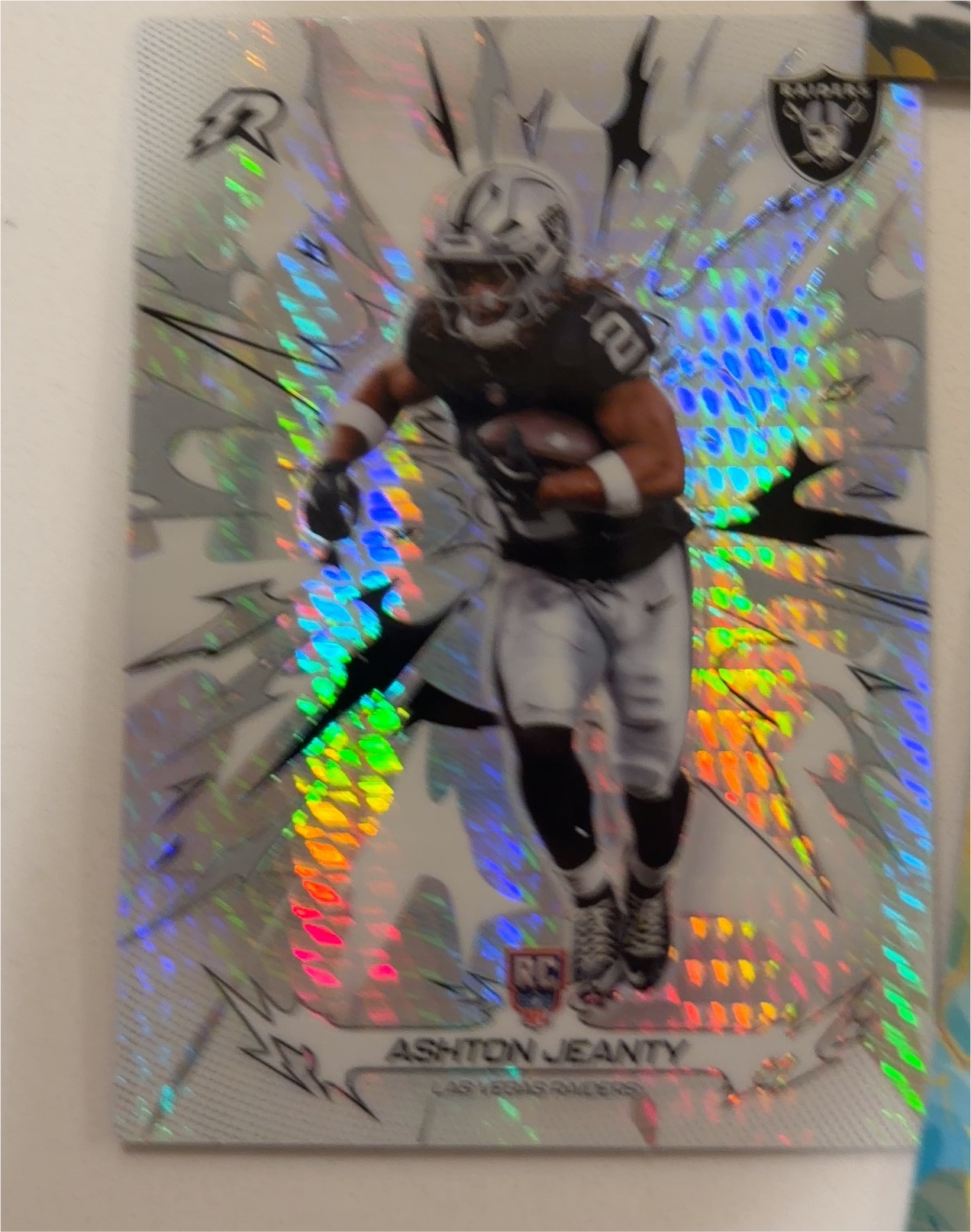 2025 Panini Revolution Fractal Ashton Jeanty — front