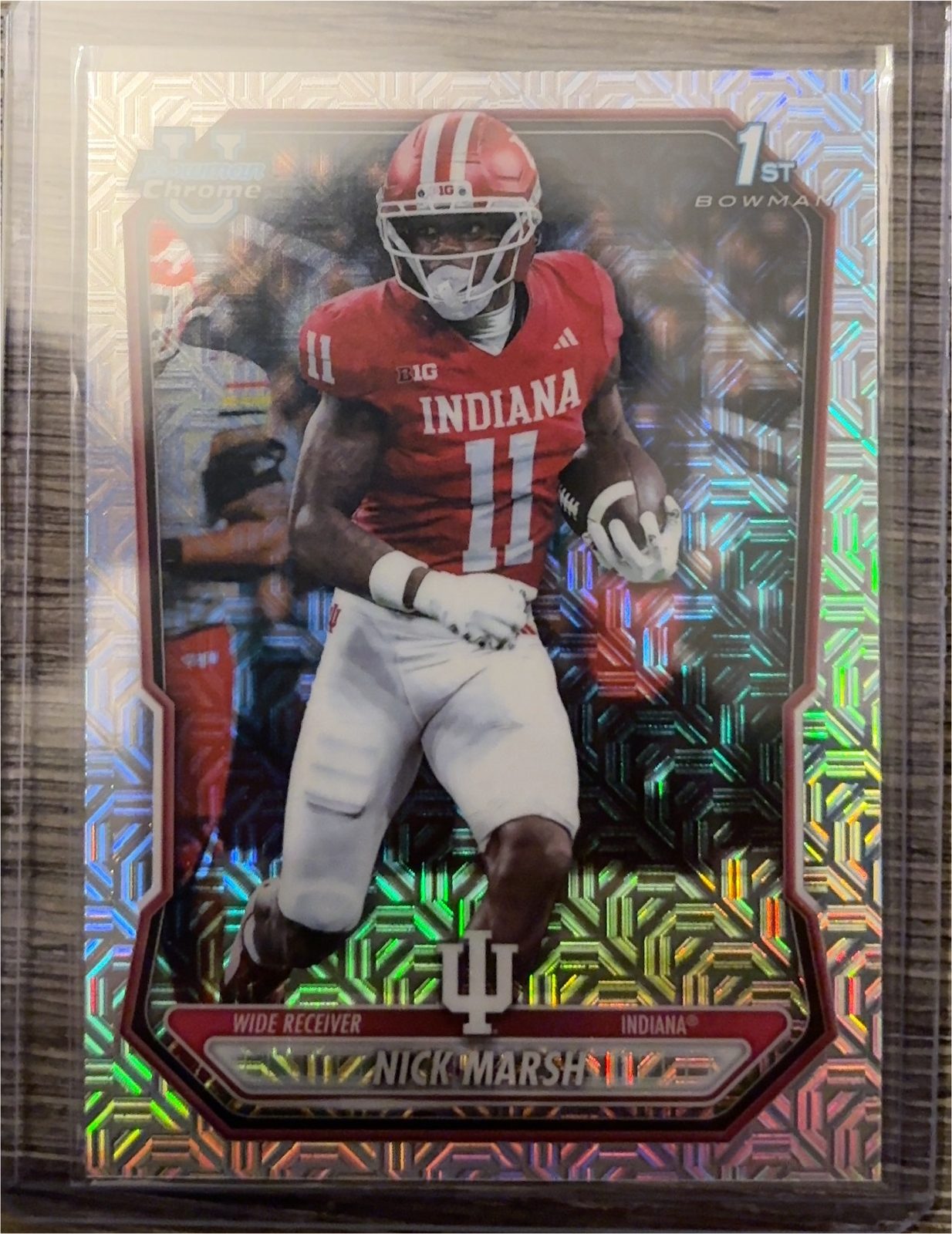 2024 Bowman University Chrome #87 Nick Marsh — front