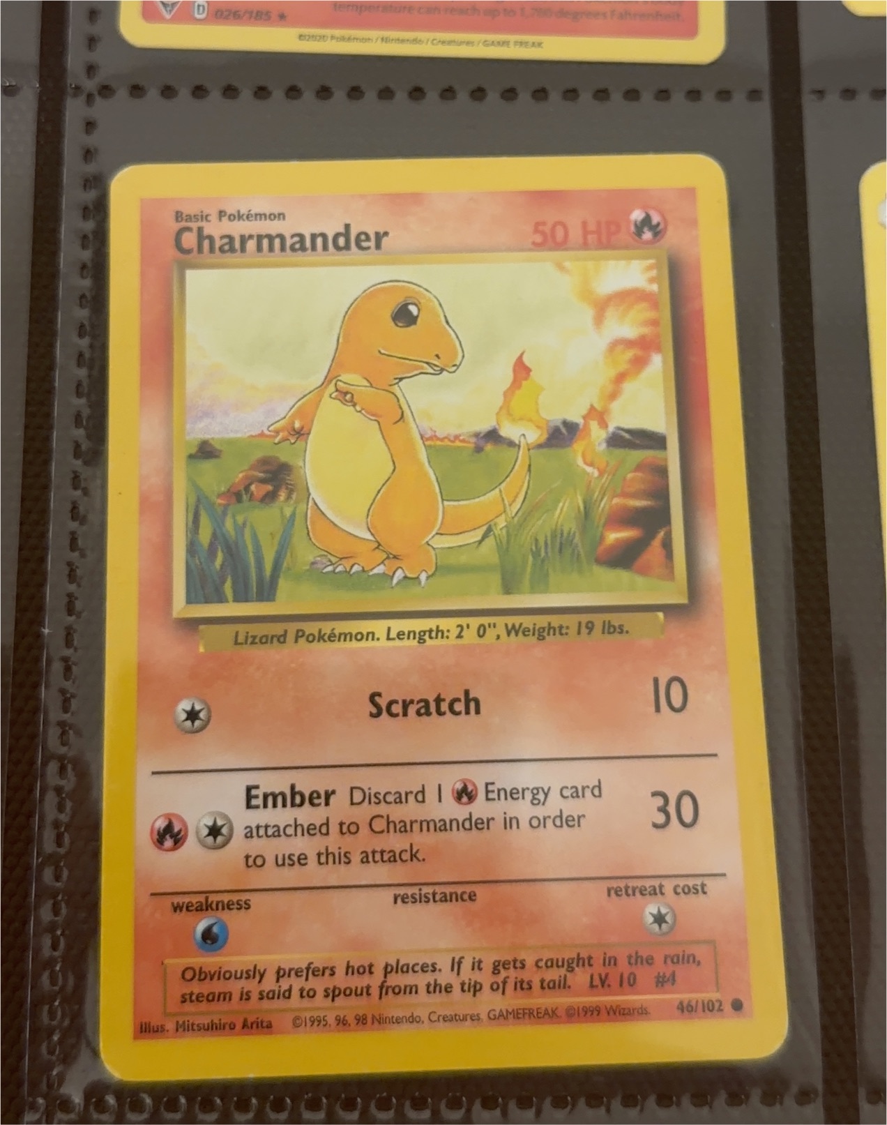 1999 Pokémon #46 Charmander — front