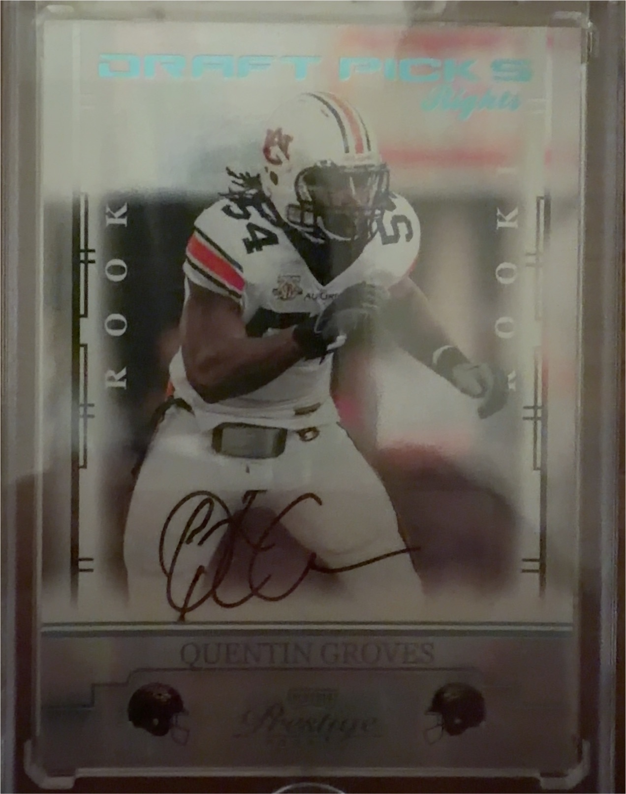 2008 Press Pass Draft Picks Autographs Quentin Groves — front