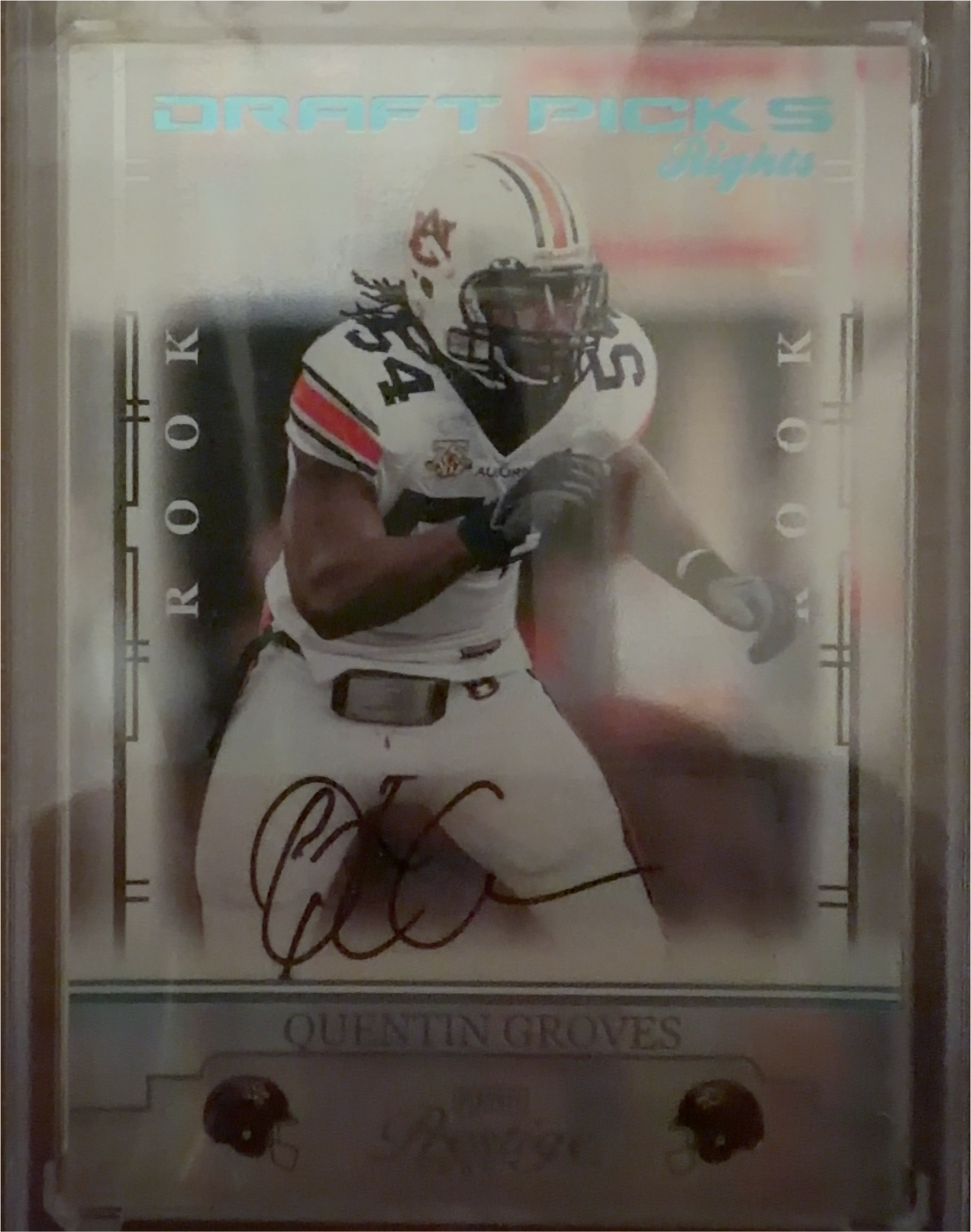 2008 Press Pass Draft Picks Autographs Quentin Groves — front