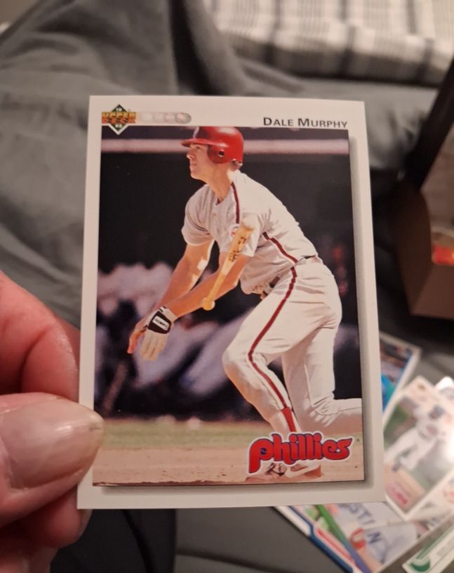 1990 Upper Deck #734 Dale Murphy — front