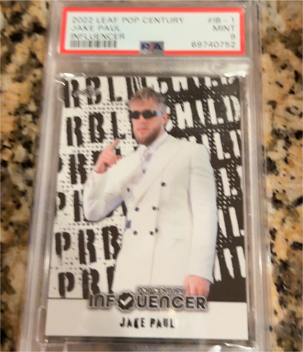 2022 Leaf Pop Century Influencer Jake Paul — front