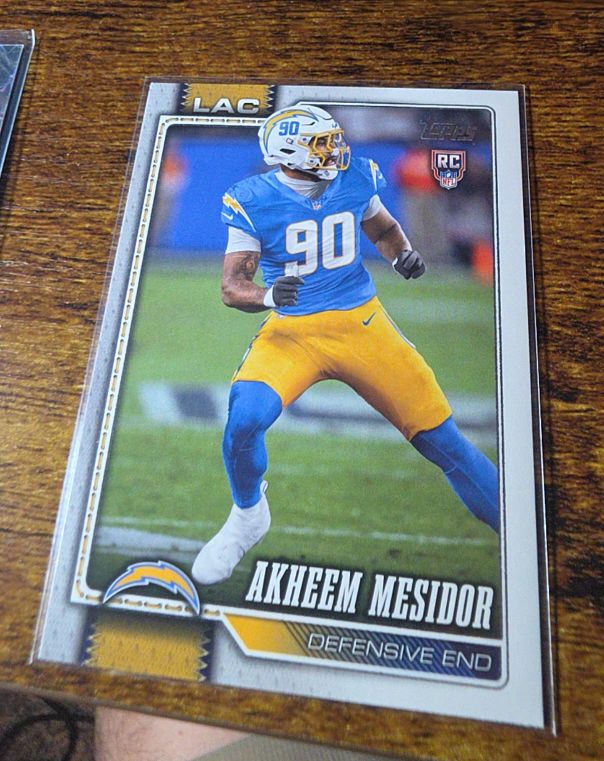 2023 Topps Composite Football Akeem Mesidor — front