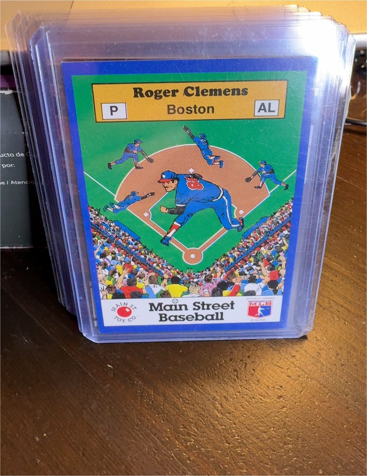 1988 Main Street Baseball Roger Clemens — front