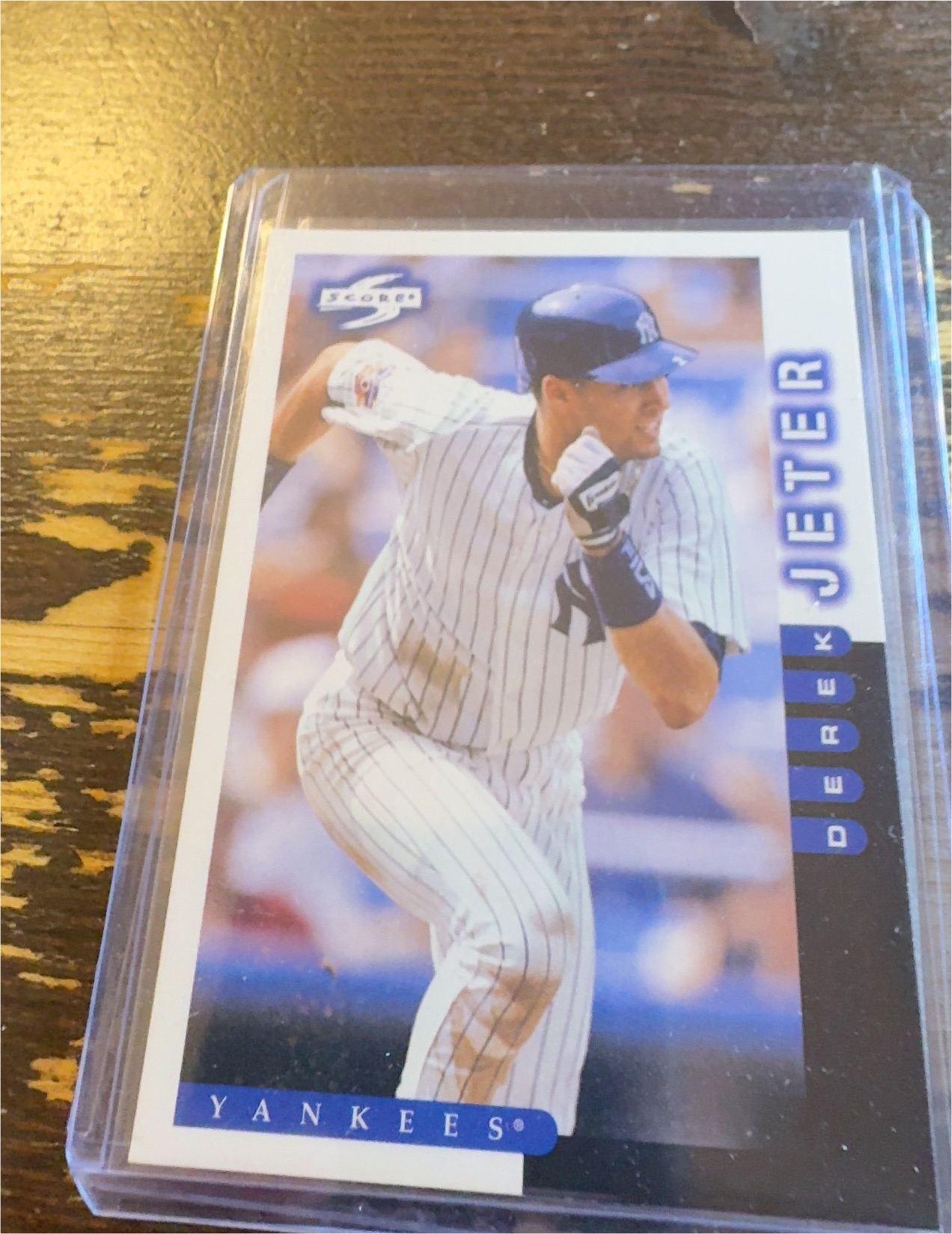 1993 Score #489 Derek Jeter — front