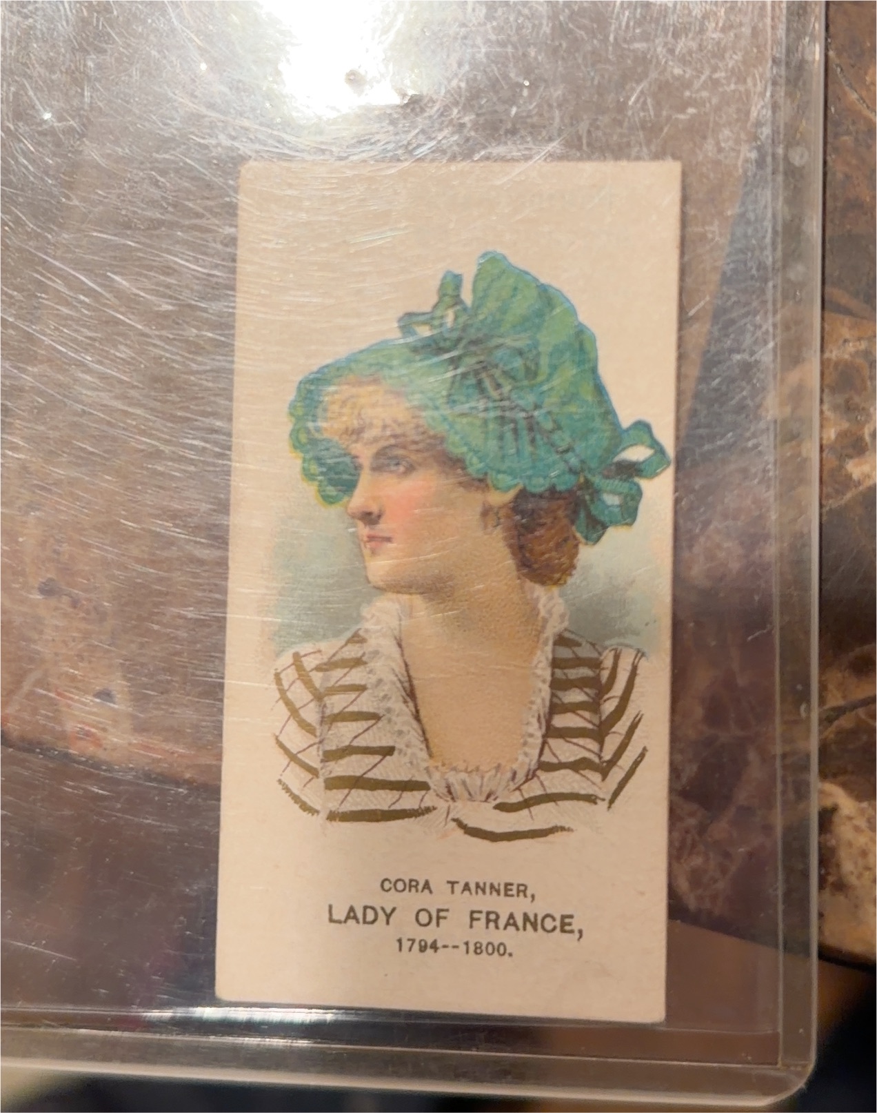 1888 Allen & Ginter World's Beauties (N2) Cora Tanner, Lady of France — front