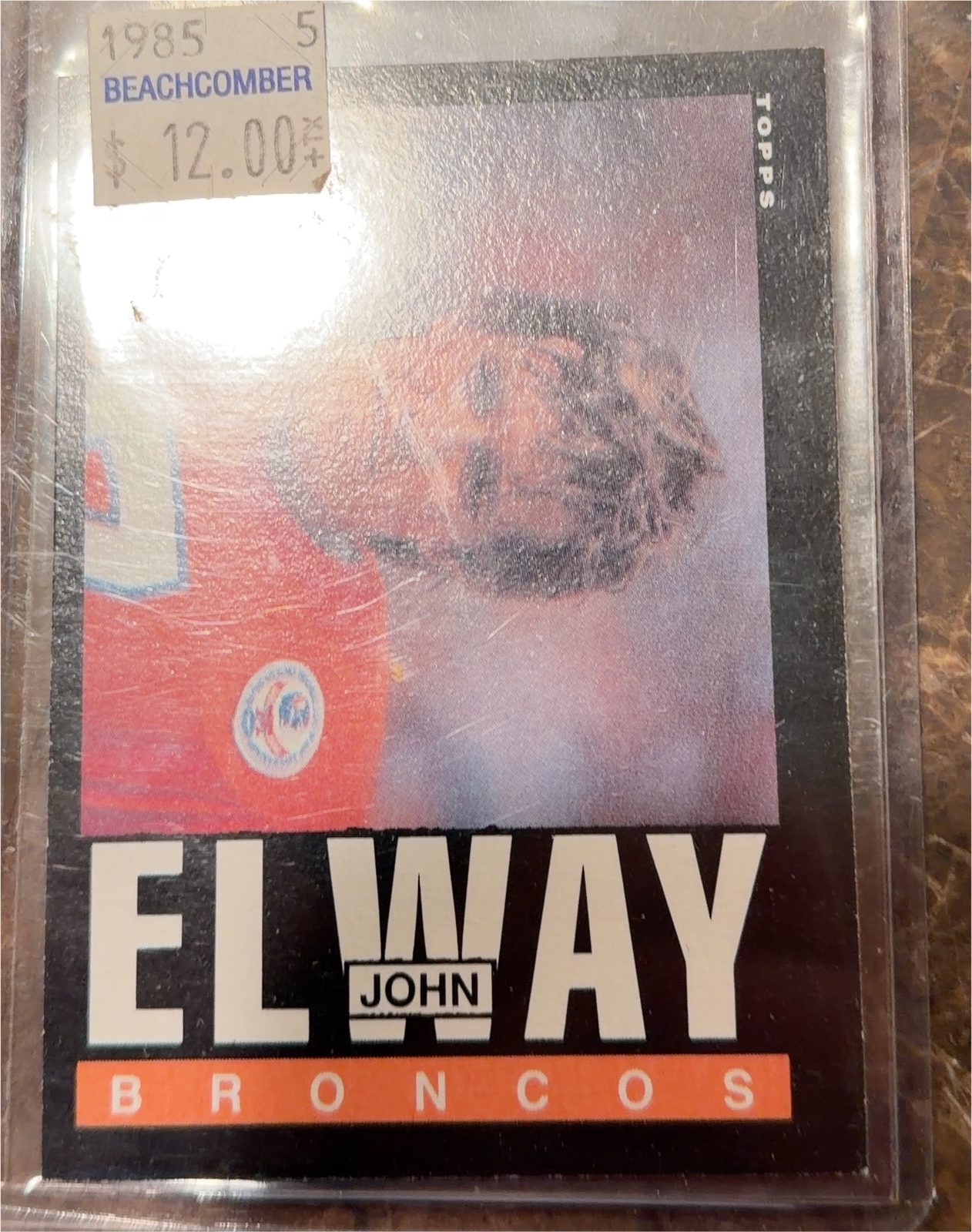 1985 Topps #63 John Elway — front