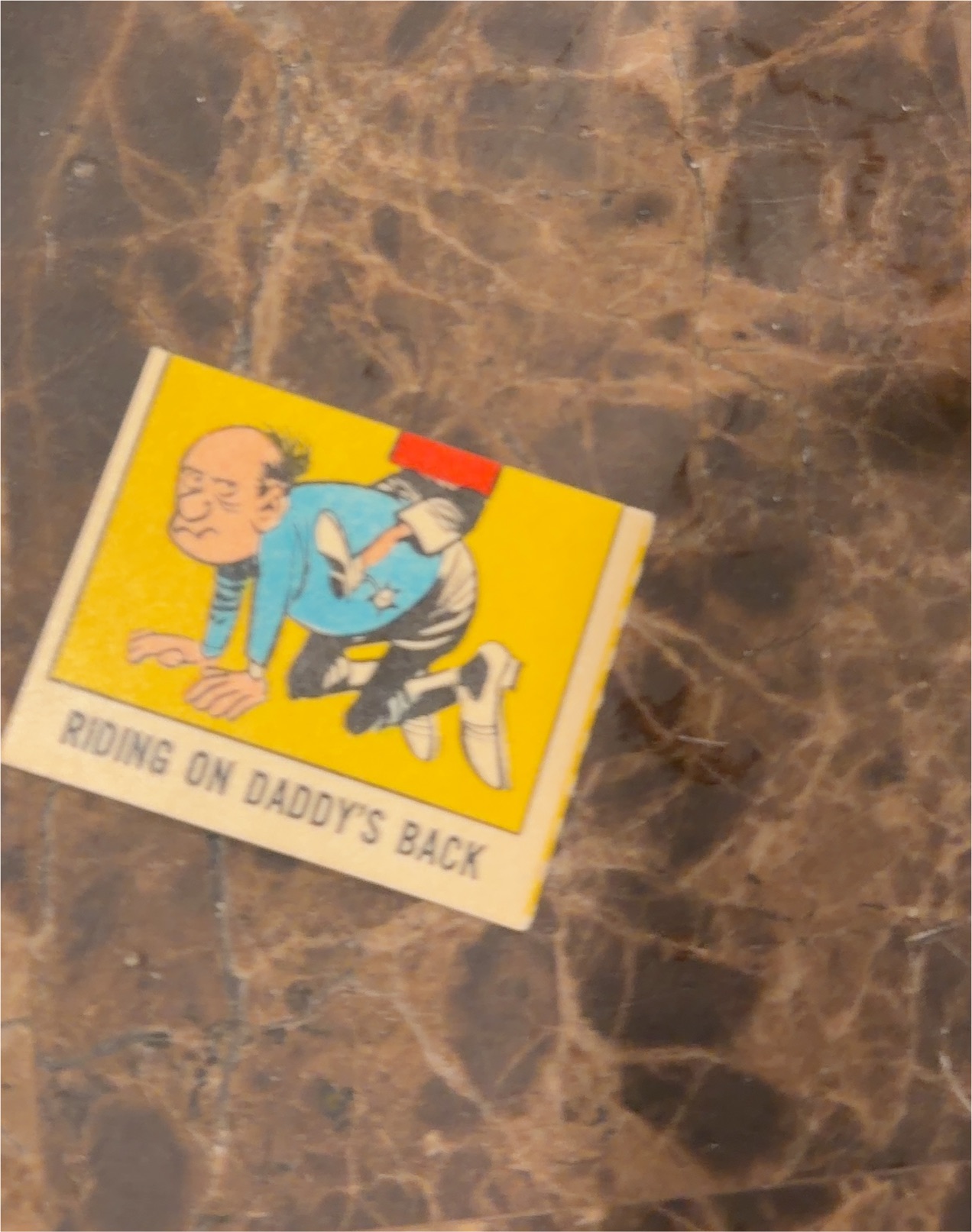Riding on Daddy's Back — front
