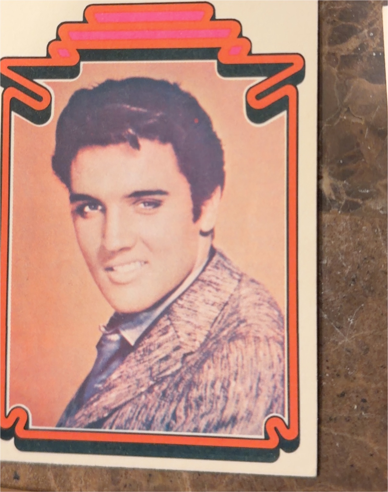 1962 Fleer Elvis Presley #1 Elvis Presley — front