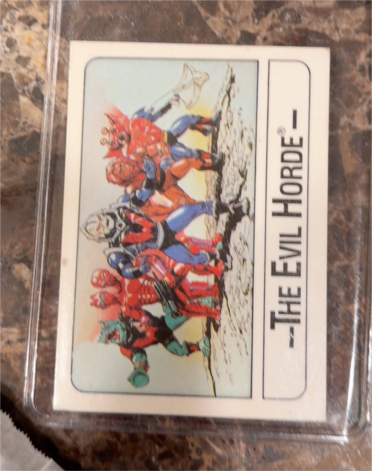 1985 Topps Masters of the Universe #2 The Evil Horde — front