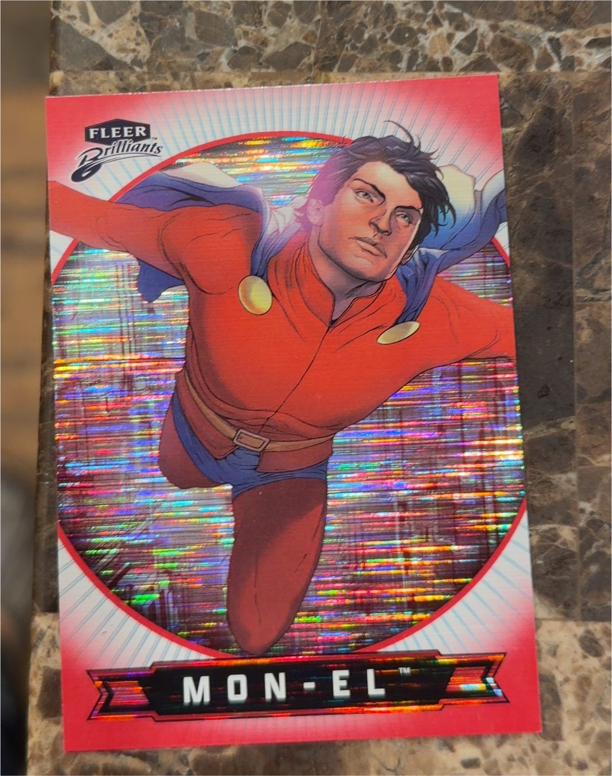 1995 Fleer Brilliants Mon-El — front