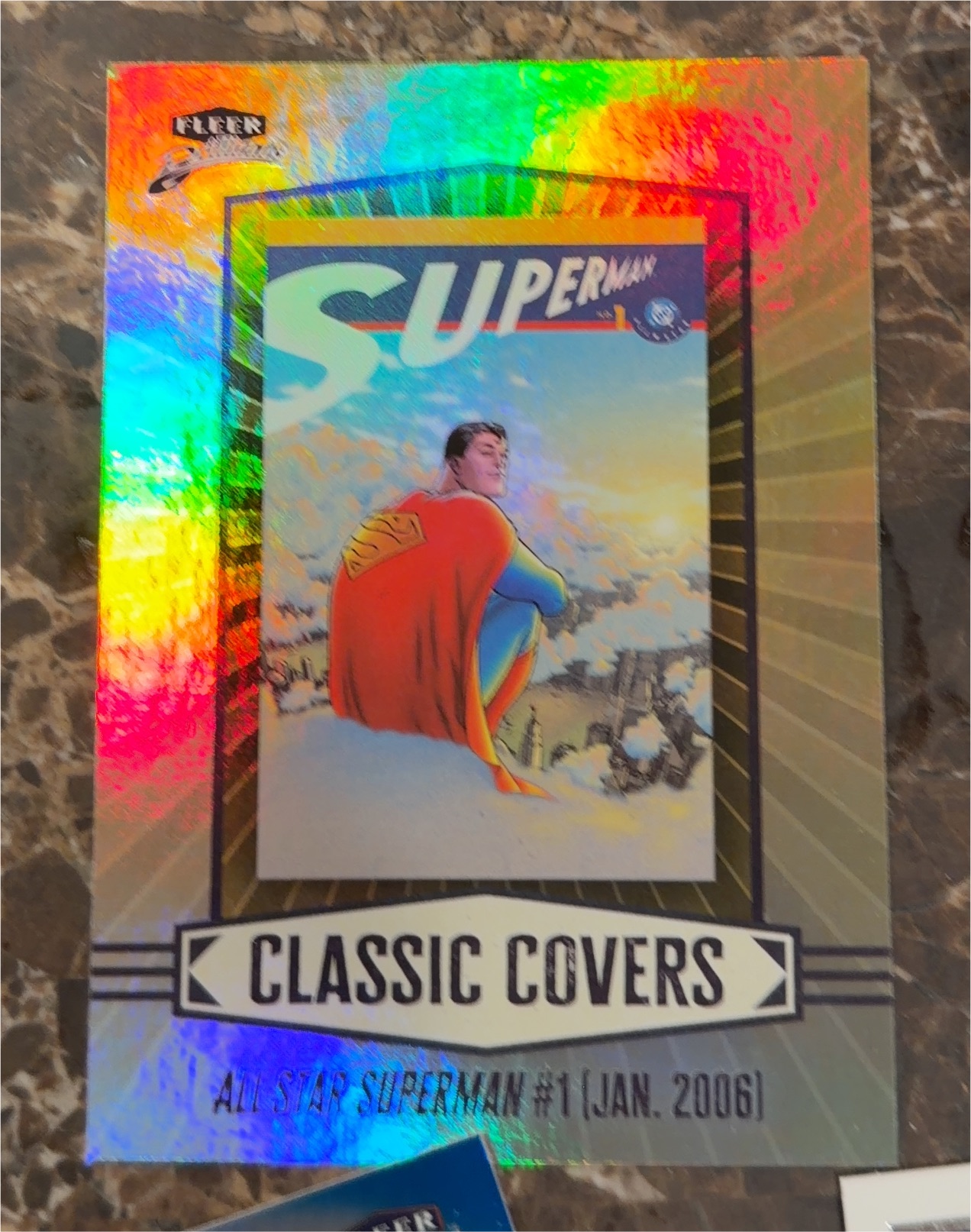 2006 Fleer Classic Covers All-Star Superman #1 — front