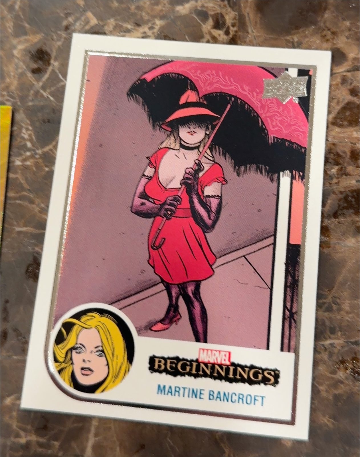 2012 Upper Deck Marvel Beginnings Martine Bancroft — front