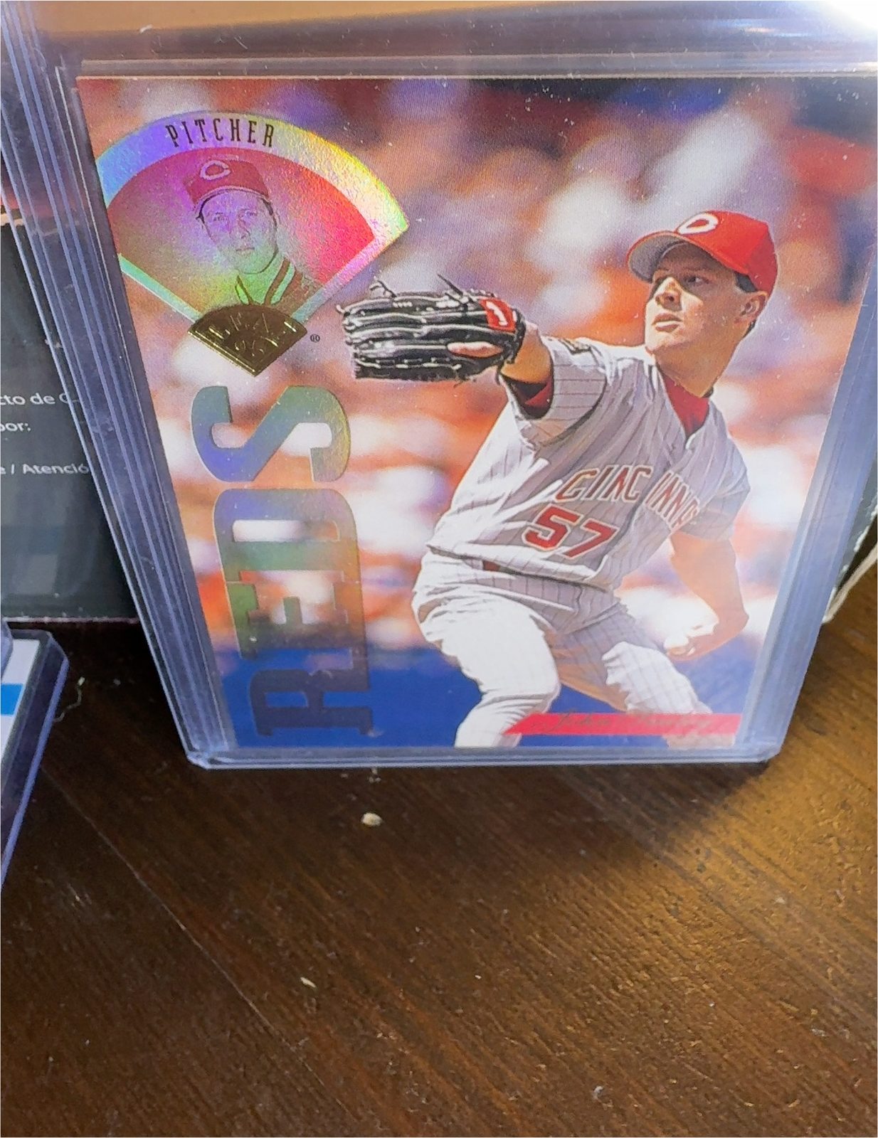 1995 Sportflics Pete Schourek — front